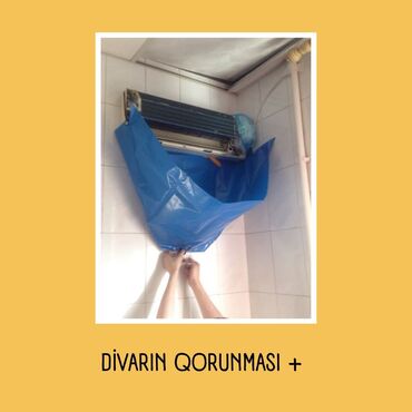 Digər xidmətlər: Alman avadanlıqları və xüsusi yuyucu vasitələr ilə kondisionerin — 7