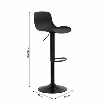forma ideale gejmerske stolice: 07. Barska stolica Walden Dužina: 40 cm Širina: 43 cm Visina: 80–100