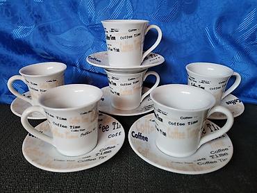 100 dinara 1986 cena: Soljice za kafu porcelanske iz 1980/90ta godina. Soljice pun — 3
