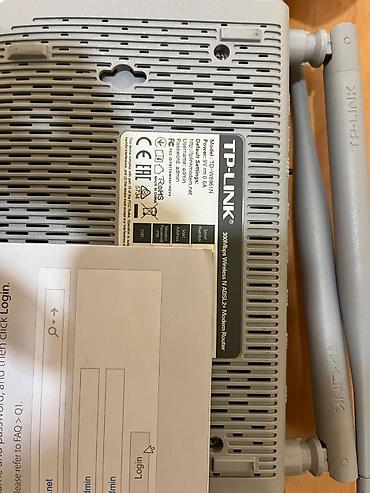 Modemlər və şəbəkə avadanlıqları: 3 eded modem, ishlek veziyetdediler, 2 eded adapter ustunde verilecek — 3