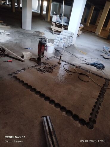 Beton işləri: Beton kəsmə beton deşmə xidməti Karot - HILTI DD 200 / 350 ilə 25 ° — 21