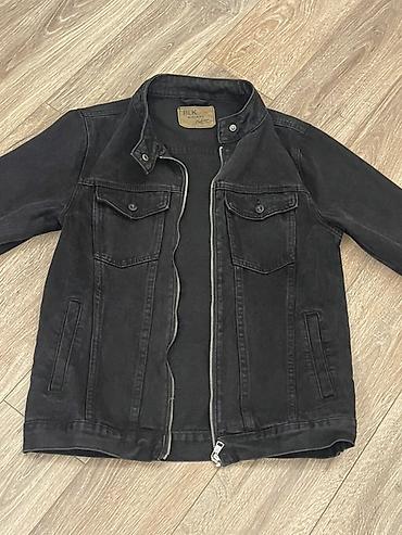 pull and: Джинсовая куртка BLK JEANS BINLAIKE - Цвет: угольно‑чёрный, легкий — 1