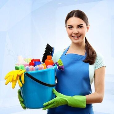 Домашний персонал и уборка: Уборщица. Квартира. Ак-Кеме (старый аэропорт)