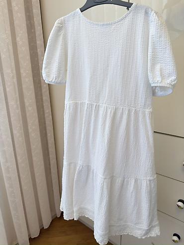 ponço nədir: ZARA Usaq donu – ağ rəngdə, yüngül teksturalı (waffle/quilted — 2
