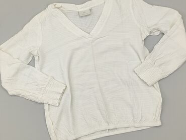 białe t shirty damskie z dekoltem v: Sweter, M (EU 38), condition - Good