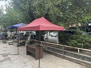 спорт: Qatlanan yarmarka çadırı – qırmızı tent - Tip: Portativ “pop-up” — 4