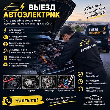Услуги автоэлектрика, Ремонт стартера, Специализация: Легковое авто, С выездом