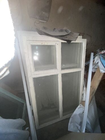 бишкек мебель на заказ: Готовое деревянное окно, Б/у, Без установки