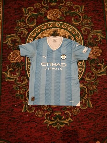 futbol toplarinin qiymeti: 2023/24 Man City ev forması E.Haaland🐐 Size(ölçü):Xl 👕 Price(qiymet)