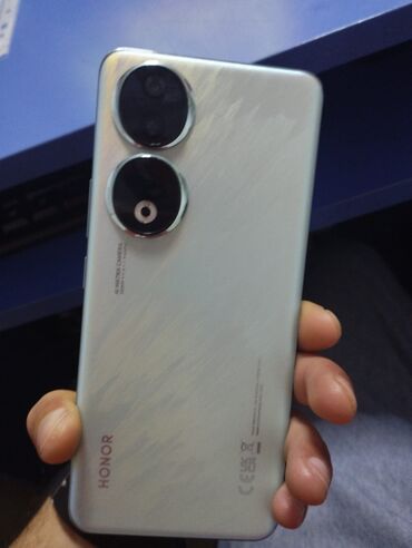 телефон fly mc220: Honor 90, 256 ГБ, цвет - Серый, Отпечаток пальца, Две SIM карты, Face ID