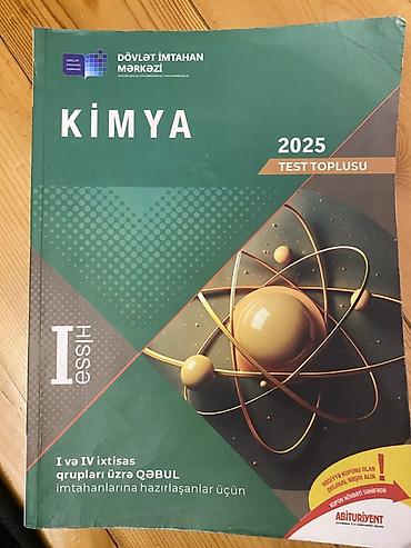 kimya 7 sinif pdf: Məhsul: “Kimya – 2025 Test Toplusu”, I hissə Nəşriyyat: Dövlət — 1