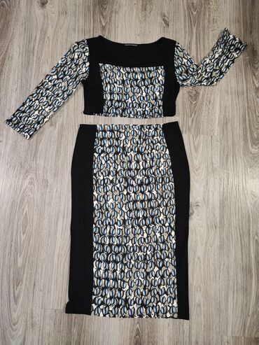 haljina myria creation za pudame sl: Mona M (EU 38), L (EU 40), bоја - Šareno, Drugi stil, Dugih rukava