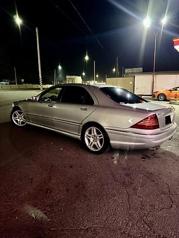 Транспорт: Mercedes-Benz S-class AMG: 2003 г., 5 л, Автомат, Бензин, Седан — 5