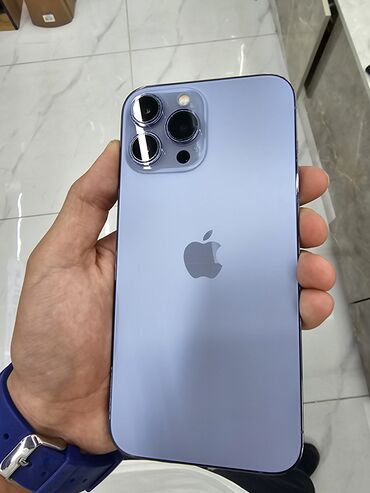 Apple iPhone: IPhone 13 Pro Max, Б/у, 128 ГБ, Sierra Blue, 86 %