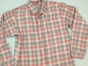 bluzka koronkowa dlugi rękaw: Shirt 11 years, condition - Good, pattern - Cell, color - Red