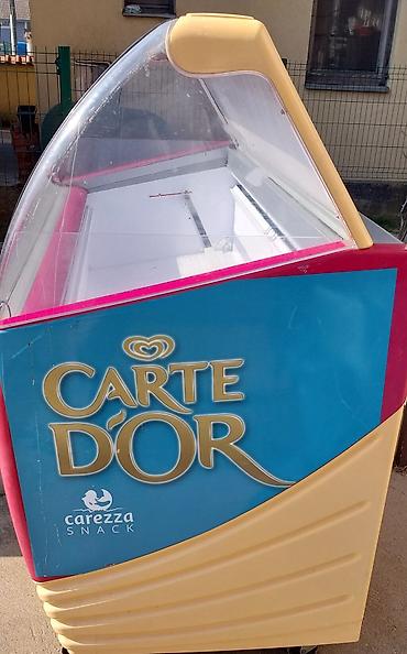 Zamrzivači: Profesionalna vitrina za sladoled ISA – Carte d’Or brendiranje.Ima — 1