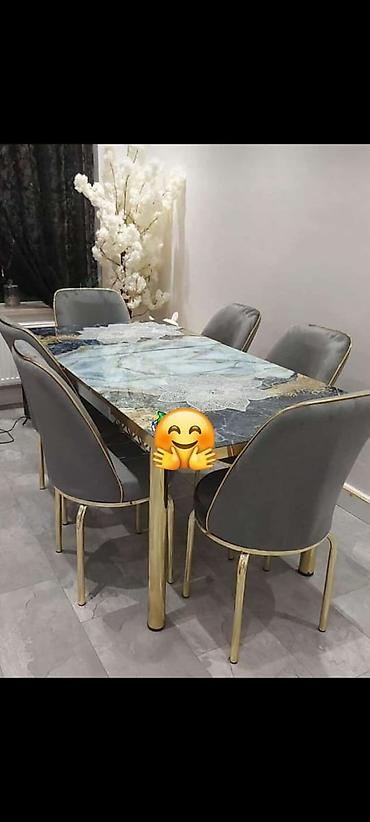 kafe ucun stol stul satilir: Masa desti yeni qonaq otağı mebeli — 1