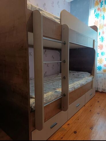 tek neferlik çarpayı: Для девочки и мальчика, Кровать, С матрасом, С выдвижными ящиками, Дерево