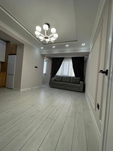 рядом с аламединским рынком: 2 комнаты, 57 м², Элитка, 14 этаж, Дизайнерский ремонт