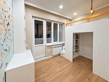 discovery studio: 3 комнаты, 69 м², Киргизия 1 105 серия, 2 этаж, Евроремонт — 2
