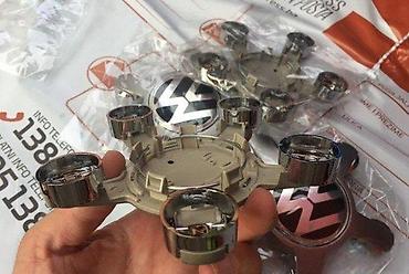 Gume i felne: ČEPOVI POKLOPCI ZA FELNE VW VOLKSWAGEN ZVEZDA / LEPEZA | ORIGINALNI — 4