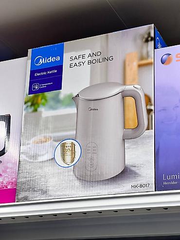Электрический чайник Midea MK-8017 - Безопасное и простое кипячение