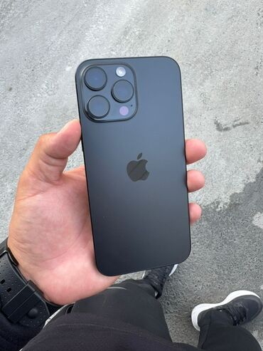 защищённый ноутбук: IPhone 14 Pro, Жаңы, 512 ГБ, Кара, Заряддоочу түзүлүш, Коргоочу айнек, Куту