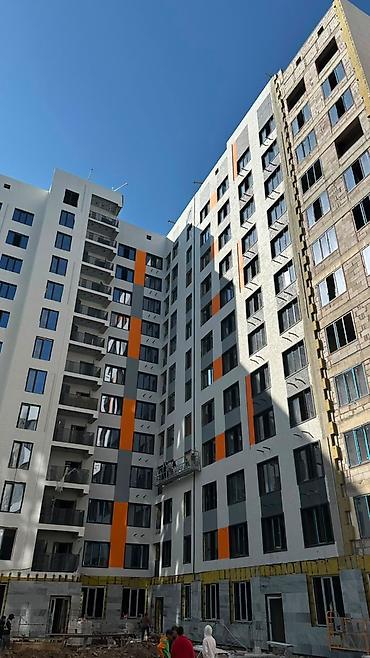 Продажа квартир: 1 комната, 49 м², Кок-Жар мкр Элитка, 12 этаж, ПСО (под самоотделку) — 2