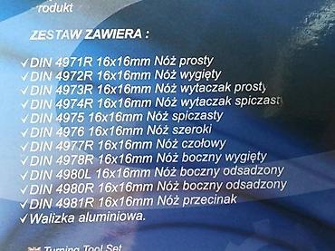 dewalt 68v: Set od 11 strugarskih noževa za tokarenje, u drvenoj kutiji sa uloškom — 7