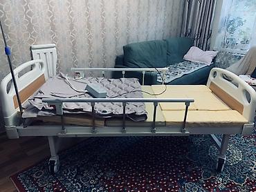 Медициналык эмерек: Функциональная медицинская кровать с комплектом аксессуаров для ухода — 9