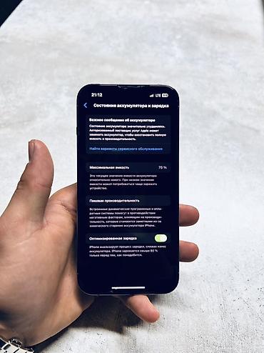 Apple iPhone: IPhone 13 Pro, Б/у, 256 ГБ, Sierra Blue, Зарядное устройство, Чехол, Кабель, 75 % — 8