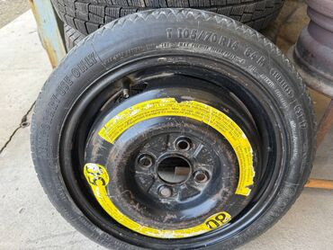 калпак на диска: Колеса в сборе <130 / 70 / R 14, Запаска, Легковые, Железные, отверстий - 5