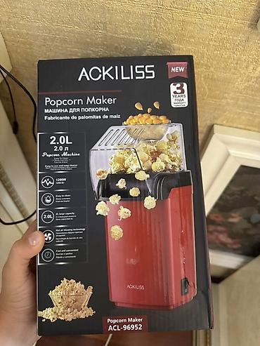 mini printer: ACKILISS Popcorn Maker – model ACL-96952 - Tutumu: 2.0 litr - Güc — 1