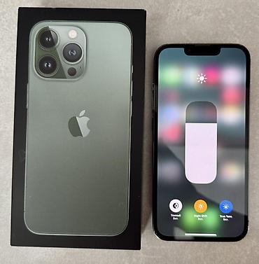 IPhone 13 Pro, Б/у, 256 ГБ, Alpine Green, Коробка