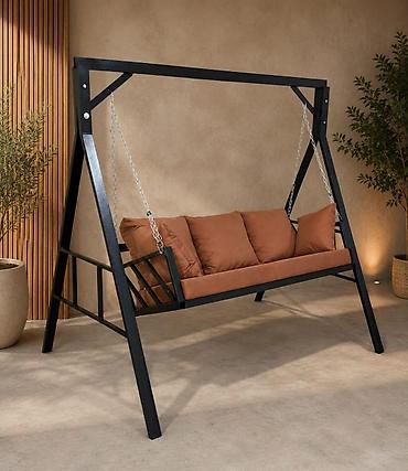 бескаркасные диваны: Bağ/balkon yelləncək divanı – günlüklə • Karkas: möhkəm metal — 1