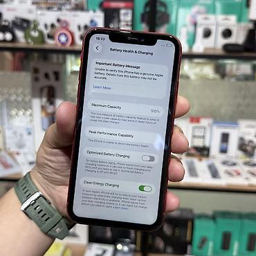 iphone cs: IPhone 11, Б/у, 256 ГБ, Красный, Защитное стекло, 100 % — 5