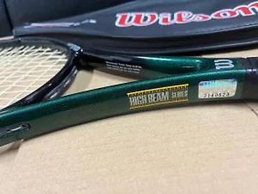 Rekviziti za vežbanje: Wilson teniski reket – High Beam Series, Graphite - Materijal rama — 9