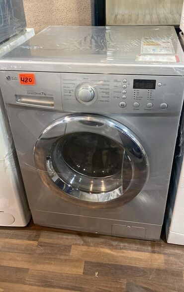 işlenmiş paltaryuyan maşinlar: Paltaryuyan maşın LG, 7 kq, İşlənmiş, Avtomat