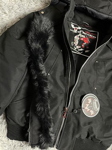 nike tech flece: Пуховик, Короткая модель, Канада, С капюшоном, M — 4