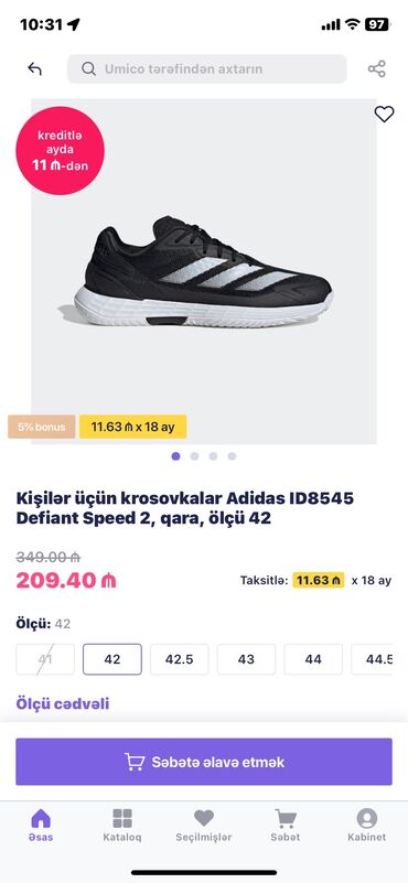 ayaqqabı 38р: Orjinal adidas yoxlaya bilərsiz.ayağıma balaca oldu deyə