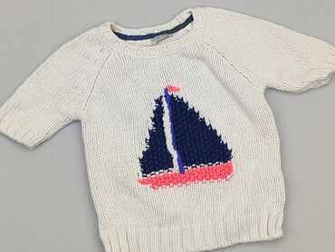 biały ażurowy sweterek: Sweterek, Next, 8 lat, 122-128 cm, stan - Dobry