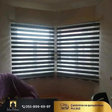 Pərdə və tüllər: Jalüz pərdə ucuz sok qiymətlər bizdə 2 ya 3 günərzində hazırlama — 17