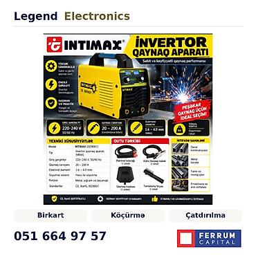 dinamometrik acar: Elan başlığı: Qaynaq aparatı Intimax ISO9001 Intimax invertor qaynaq — 1