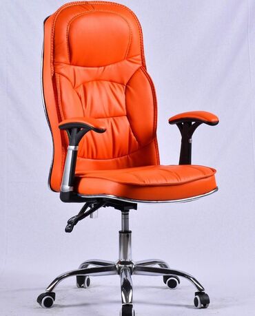 Ofis və oyun kresloları: Yeni, Təkərli, Qolları tənzimlənmir, Dəri — 3