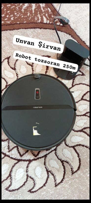Kondisionerlər: Robot tozsoran – Roborock - Brend/model: Roborock (dairəvi gövdə, üst