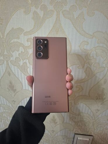 Samsung: Samsung Galaxy Note 20 Ultra, 256 GB, rəng - Narıncı, Düyməli, Barmaq izi, Simsiz şarj