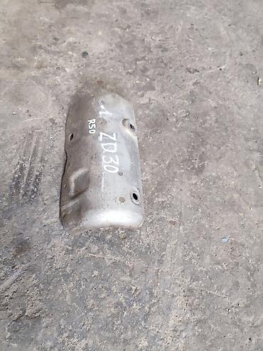 down pipe: Nissan Terrano R50 ZD30 защита тепловая, Ниссан защитка 3.0 дизель — 1