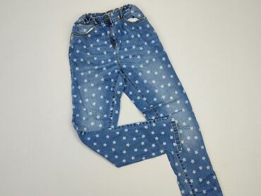 jeansy gwiazdki: Spodnie jeansowe, 12 lat, 146/152, stan - Dobry