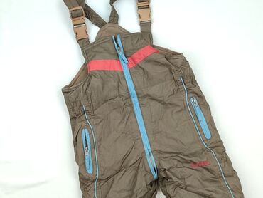 czarne spodnie woskowane: Ski pants, 2-3 years, 98, condition - Very good