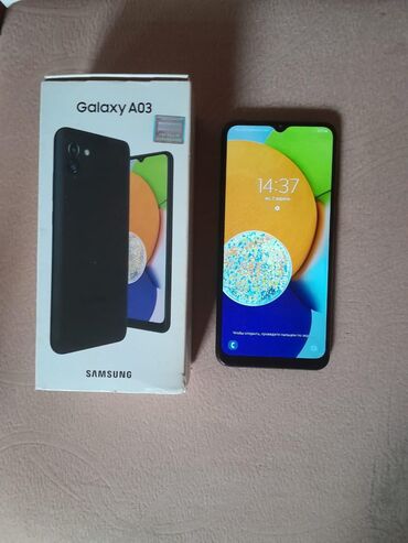 Samsung: Samsung Galaxy A03, 32 GB, rəng - Qara, Sensor